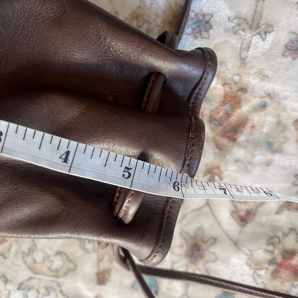 Coach Vintage Littleton Brown Leather Drawstring Bag - Picture 15 of 15